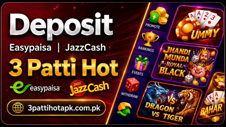 Deposit Money in 3Patti Hot