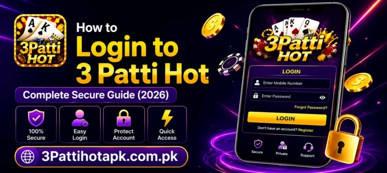 3 Patti Hot Login Process